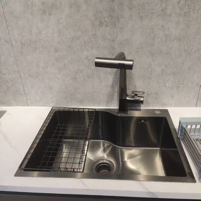 Giá tốt Máy rửa nhà bếp bằng thép không gỉ 15 ° lệch độ bằng tay với vật liệu cấp độ thực phẩm 304/316 trực tuyến