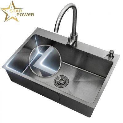 Giá tốt 20 Inch Drop-In Single Bowl Bar Kitchen Sink SUS304 20 Gauge with Basket Strainer trực tuyến