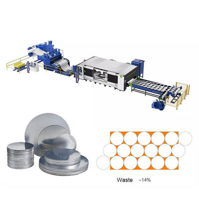 Zigzag Tự động cuộn dây thép không gỉ Tấm đột lỗ Vòng tròn Bộ nạp tự động
