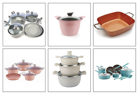 Dây chuyền sản xuất dụng cụ nấu nồi chảo đúc nhôm dây chuyền sản xuất phun sơn dụng cụ nấu nướng rèn