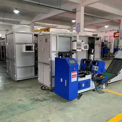Máy sản xuất dụng cụ nấu ăn tự động để cắt vòng hàn bằng thép không gỉ