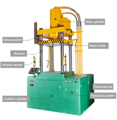 Dụng cụ nấu ăn Máy ép thủy lực, Máy làm dụng cụ bằng thép 220v