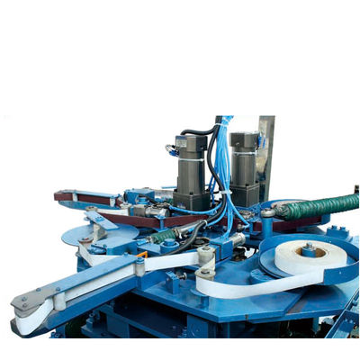Máy đánh bóng nồi tự động nằm ngang Hấp thụ chân không với đầu đôi 230V