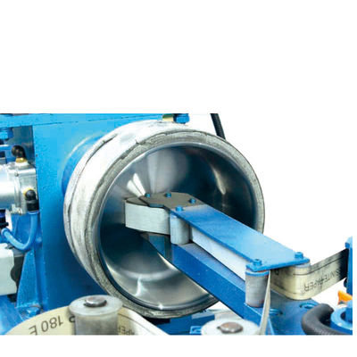 Máy đánh bóng nồi tự động nằm ngang Hấp thụ chân không với đầu đôi 230V