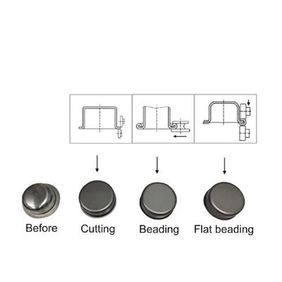 Máy cắt tỉa và đúc hạt tự động cho dụng cụ nấu ăn Máy cắt tỉa cạnh dụng cụ nấu ăn