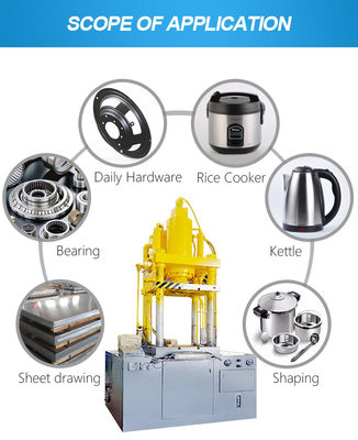 Máy ép thủy lực vẽ kim loại cho nồi cơm điện OEM ODM