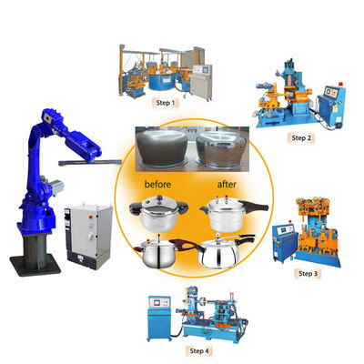 Máy đánh bóng tự động 220v để đánh bóng bên trong dụng cụ nấu nướng
