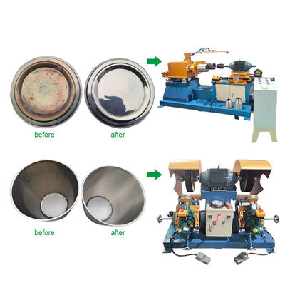 Máy đánh bóng dụng cụ nấu nướng tự động Double End đa chức năng