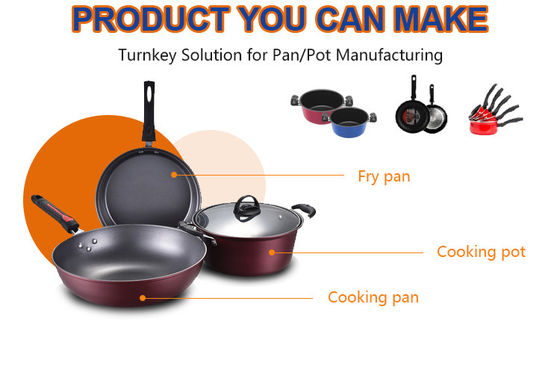 Máy phun sơn tự động công nghiệp để sản xuất dụng cụ nấu nướng được chứng nhận ISO