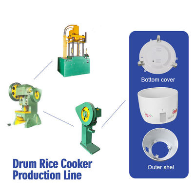 Dây chuyền sản xuất dụng cụ nấu nướng công nghiệp, Máy làm nồi cơm điện trống