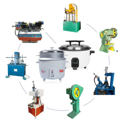 Dây chuyền sản xuất nồi cơm điện thủy lực với động cơ Servo đa chức năng
