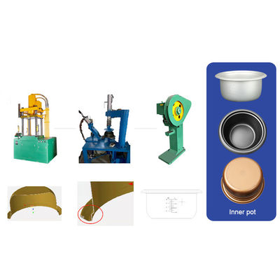 Dây chuyền sản xuất dụng cụ nấu nướng công nghiệp, Máy làm nồi cơm điện trống