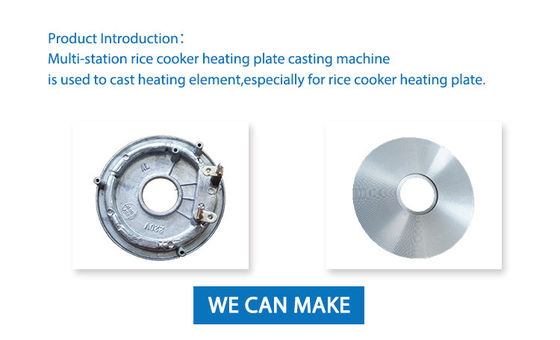 Máy đúc khuôn tự động nhiều trạm cho tấm gia nhiệt nồi cơm điện