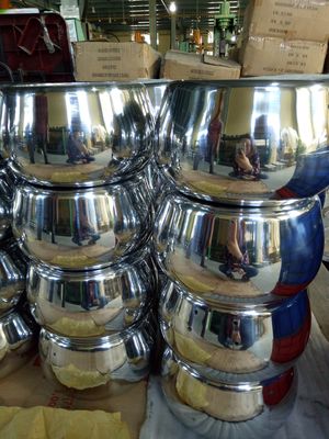Máy đánh bóng đồ nấu ăn tự động chất lượng cao cho đồ nấu ăn kim loại