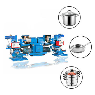 tự động CNC kim loại đồ nấu ăn Sanding máy đánh bóng cho nhôm Stainless Steel chảo đánh bóng máy làm