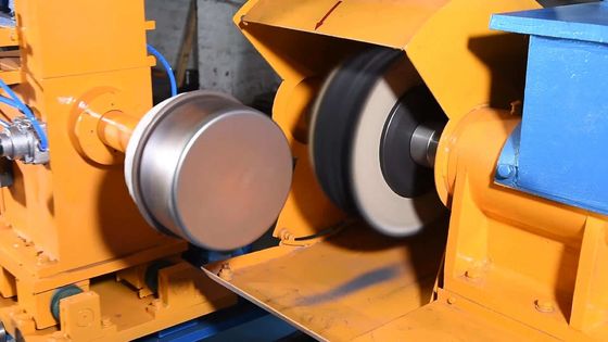 tự động CNC kim loại đồ nấu ăn Sanding máy đánh bóng cho nhôm Stainless Steel chảo đánh bóng máy làm