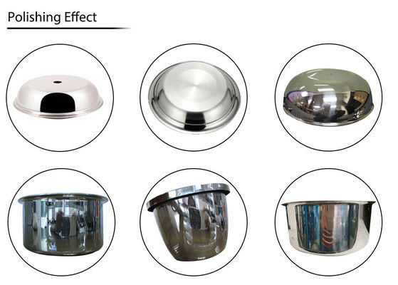 tự động CNC kim loại đồ nấu ăn Sanding máy đánh bóng cho nhôm Stainless Steel chảo đánh bóng máy làm
