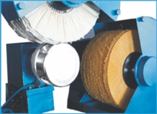 Máy đánh bóng chất lượng cao Máy đánh bóng bồn thép không gỉ đa đầu cho đồ nấu ăn đồ kim loại thép không gỉ