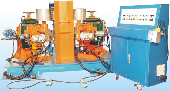 Semi-Automatic 2-Station sơn máy nấu ăn bề mặt Buffing metel Máy sơn bánh xe mài
