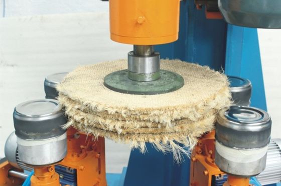 công nghiệp bán tự động thép không gỉ nồi kính máy dụng cụ bề mặt máy đệm cho Pan bên