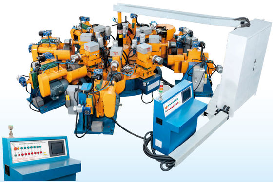Máy đánh bóng tự động nhiều trạm loại đĩa 0,37kw cho máy chà nhám đồ kim loại cho đồ kim loại/đồ nấu nướng