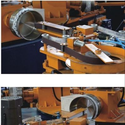 Đường dây đai cát tự động Feeder Custom Length Metal Plate Deburring Surface cho đồ nấu ăn
