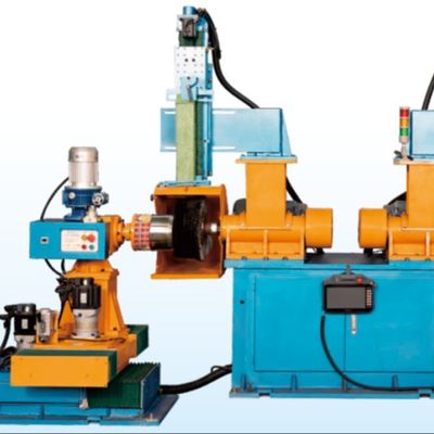 Máy đánh bóng nồi bếp 2 đầu ngang Máy nghiền và đánh bóng nồi bếp