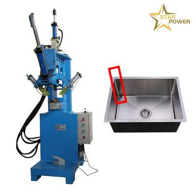 Máy CNC bồn rửa nhà bếp tự động hàn R góc thủ công bồn rửa áp dụng cạnh máy nhà máy