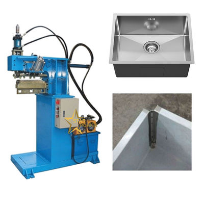 Giá tốt 80mm/s Máy ép cạnh bồn rửa tay Máy phanh thủy lực Máy kẹp khí nén trực tuyến
