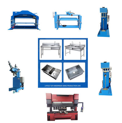 Thiết bị dây chuyền sản xuất bồn rửa nhà bếp tùy chỉnh