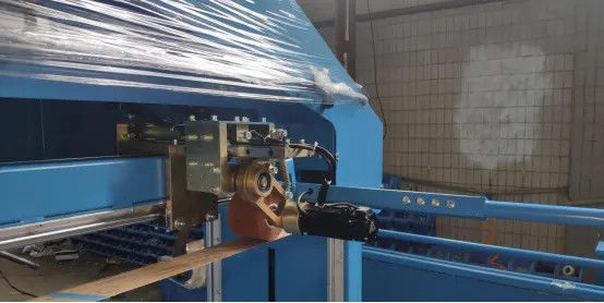 Máy vẽ dây hình tam giác phẳng trơn trơn Máy đánh bóng nghiền với dây đai kép