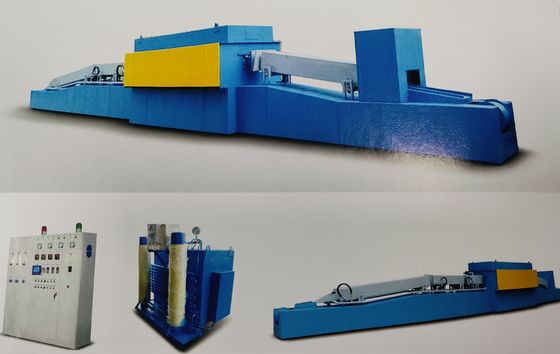 Cửa lò sưởi sáng liên tục cho vật liệu kim loại với thiết bị khí quyển bảo vệ