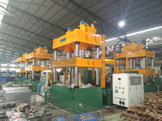Máy ép thủy lực cho máy chủ hóa bộ phận kim loại diện tích lớn Bàn làm việc thiết bị kéo dài servo với điều khiển
