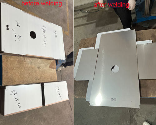 Máy hàn tấm thép không gỉ mạnh mẽ cho bồn rửa thủ công thương mại sử dụng kỹ thuật hàn MIG