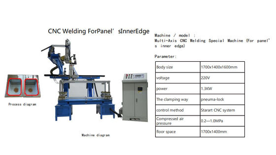 Máy đặc biệt hàn cạnh bên trong CNC đa trục hiệu suất cao cho công nghiệp