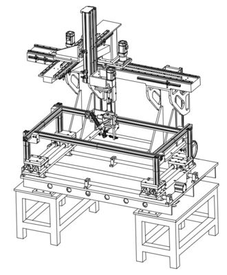Máy đặc biệt hàn cạnh bên trong CNC đa trục mạnh mẽ cho các nhiệm vụ hàn phức tạp