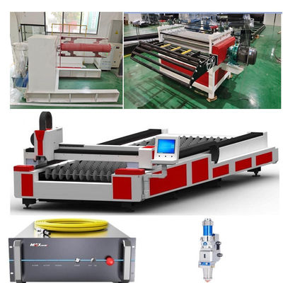 Giá tốt Hệ thống điều khiển thông minh Máy cắt laser cuộn kim loại thép không gỉ đa chức năng hoàn toàn tự động trực tuyến
