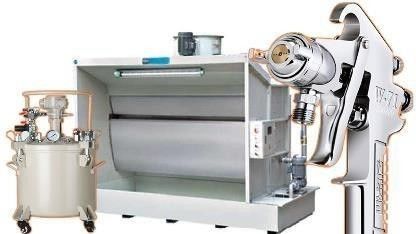 Máy sơn tấm thép tự động cho bề mặt bồn rửa tay