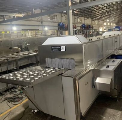 Đường dây sản xuất thiết bị làm sạch và sấy công nghệ tự động tiên tiến