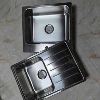 Đẹp Nano phủ sợi thép không gỉ 304 bồn rửa Undermount thép không gỉ bồn rửa hai bồn rửa nồi lớn nồi bếp máy rửa