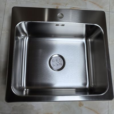 Đẹp Nano phủ sợi thép không gỉ 304 bồn rửa Undermount thép không gỉ bồn rửa hai bồn rửa nồi lớn nồi bếp máy rửa