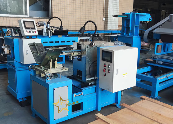 Máy nghiền theo chiều ngang CNC tự động được thiết kế cho các đường may dọc bên trong và nghiền góc tròn, mịn và mịn
