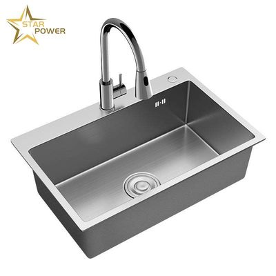 Thép không gỉ bồn rửa tay Ứng dụng bếp 2kg Capacity Luxury Style