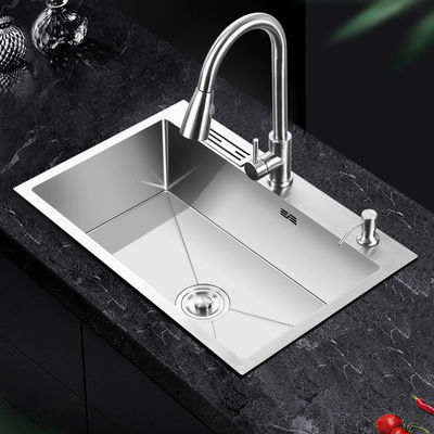 Kim loại thép không gỉ Tự làm bồn rửa cho nhà bếp gia đình