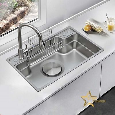 304 Sink Thép không gỉ làm bằng tay Sink bền