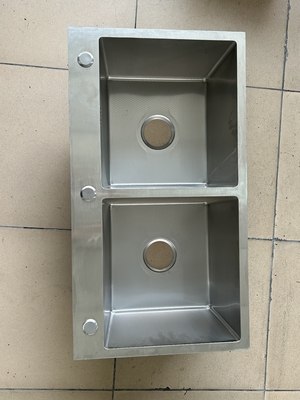 Premium dày - Gauge thép không gỉ đôi - bồn rửa