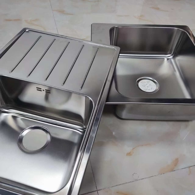 Bộ chậu rửa chén kéo dài bằng thép không gỉ 304, kích thước tùy chỉnh