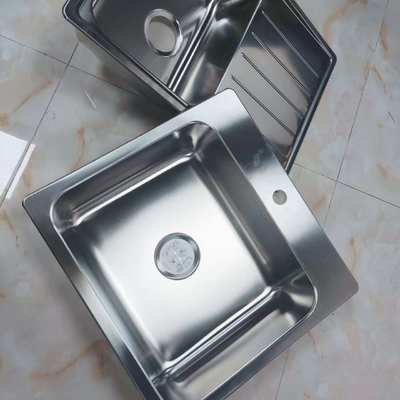 Giá tốt Chậu rửa bát đôi bằng thép không gỉ 304 (18/8) cao cấp, tương thích lắp âm và lắp nổi, có rổ lọc | Có thể tùy chỉnh độ dày thép | Có thể tùy chỉnh độ sâu bồn | Chống gỉ & chống ăn mòn trực tuyến