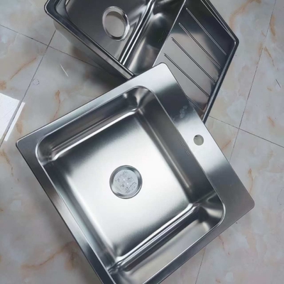 304 thép không gỉ bồn rửa nhà bếp Double Bowl Undermount