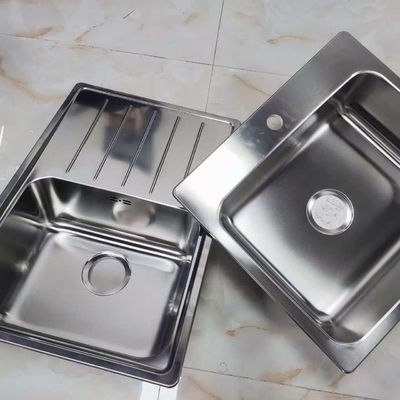 304 thép không gỉ bồn rửa nhà bếp Double Bowl Undermount